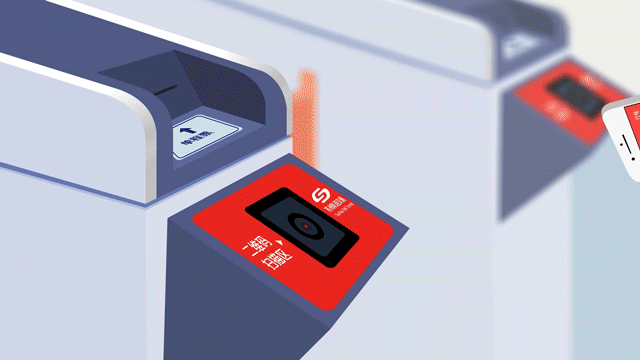 二维扫描模组嵌入闸机内里，实现扫码进站