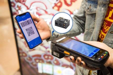 工业平板POS嵌入EM3296二维扫描？榧苹